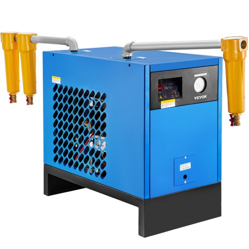 VEVOR Refrigerated Air Dryer 35CFM Compressed Air Dryer Refrigerated 110V Air Dryer For Compressor Compressed Air Dryer Refrigerated Air Dryer For Air Compressor Compressed Air Systems With PRE-Filter