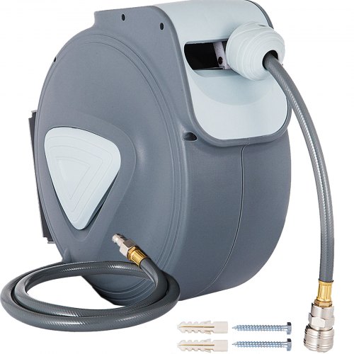 33ft 10m Air Hose Reel Retractable Auto Rewind Air Line Compressor Tools