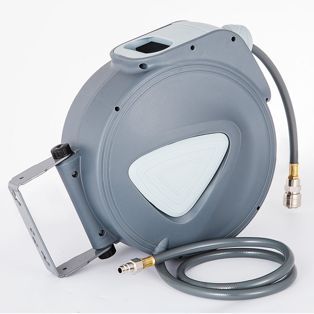 33ft 10m Air Hose Reel Retractable Auto Rewind Air Line Compressor Tools