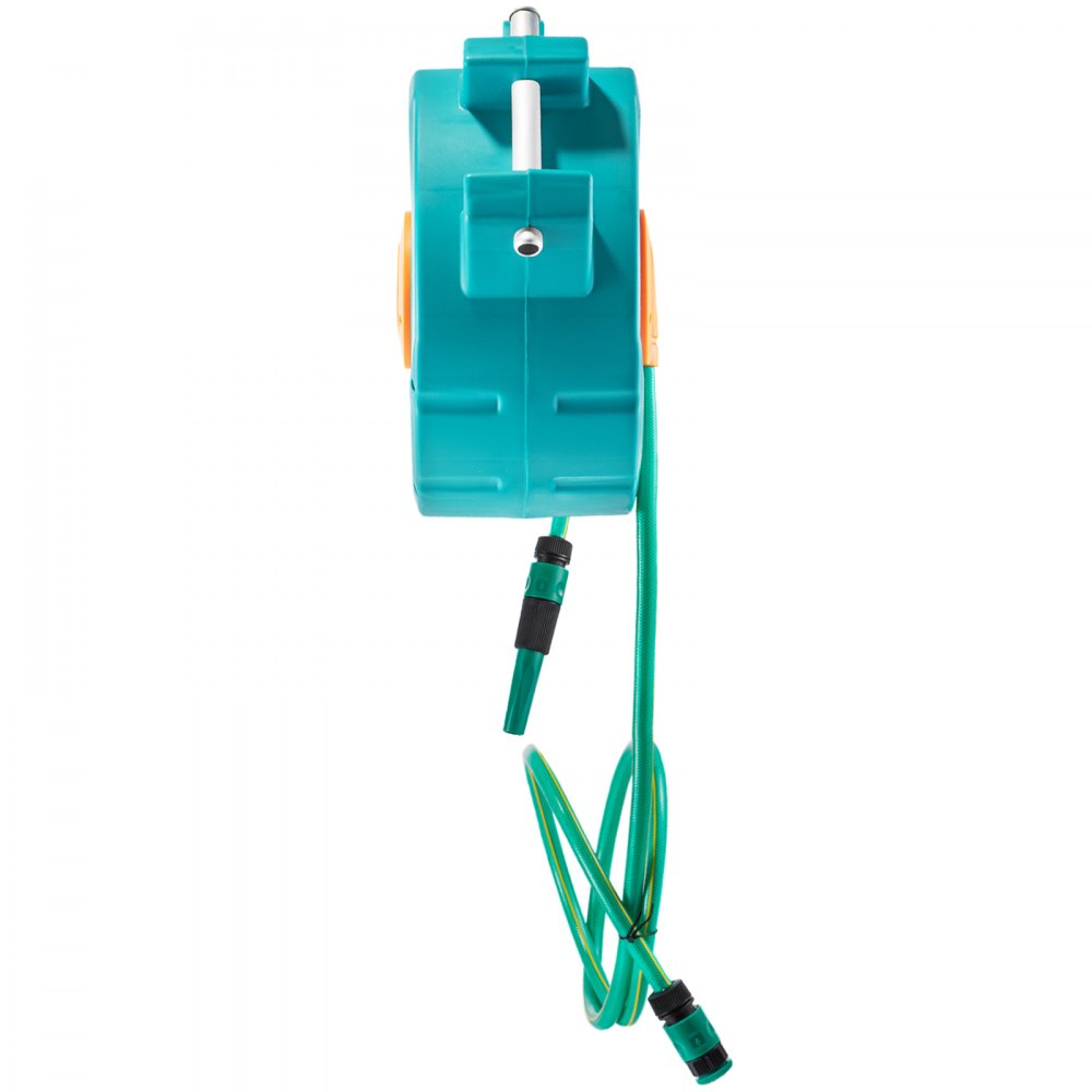 VEVOR 20M Retractable Water Hose Reel Wall Mounted Auto Rewind Commercial Grade