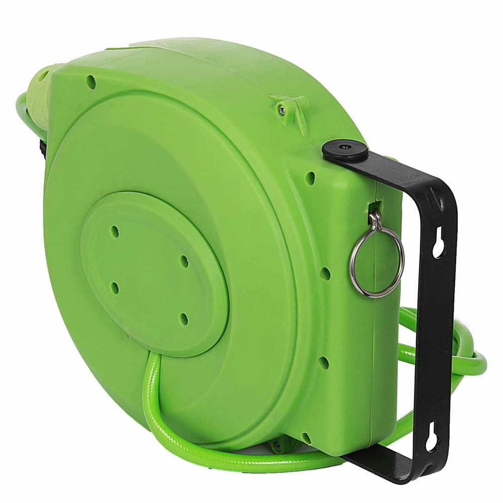 VEVOR 10M Retractable Water Hose Reel Wall Mounted Auto Rewind Commercial Grade