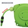 10m Auto Rewind Garden Water Hose Reel Retractable Wall Mounted Watering Pipe