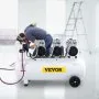 VEVOR Air Compressor 22Gallon Ultra Quiet Oil-free Air Compressor 80L Tank Silent Air Compressor 2.2KW Oil free Compressor Low noise with Safe Solenoid Valve