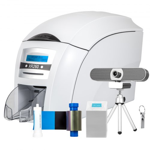 VEVOR Double-Sided ID Card Printer Bundles Model Number XR260D ID Badge Maker