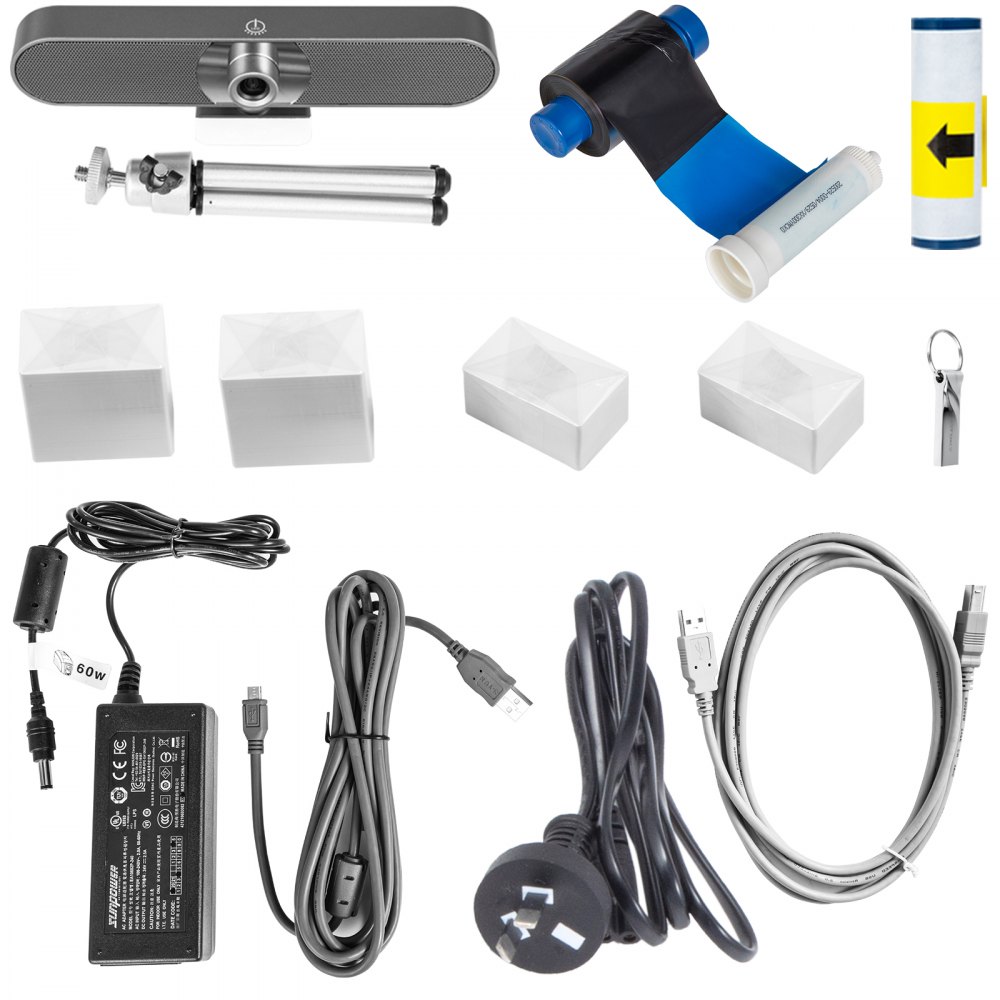 VEVOR Double-Sided ID Card Printer Bundles Model Number XR260D ID Badge Maker