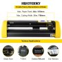 VEVOR vinyl cutter machine for glass doors, t-shirts, billboards, and car stickers.