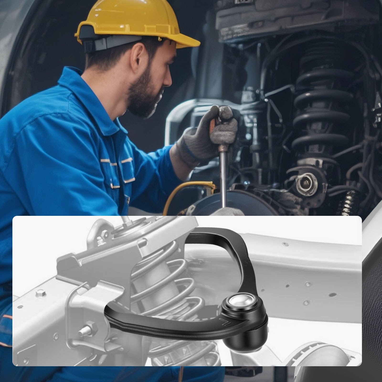 VEVOR Front Upper Control Arms with Ball Joints, OEM Suspension Kit Compatible with 2004-2024 Ford F150, 2007-2015 Ford Expedition, 2007-2015 Lincoln Navigator, 2006-2008 Lincoln Mark LT (2PCS)