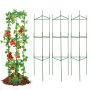 VEVOR 6 Pacotes de Gaiolas de Tomate para Jardim 48" Estacas de Planta de Tomate Gaiola de Suporte