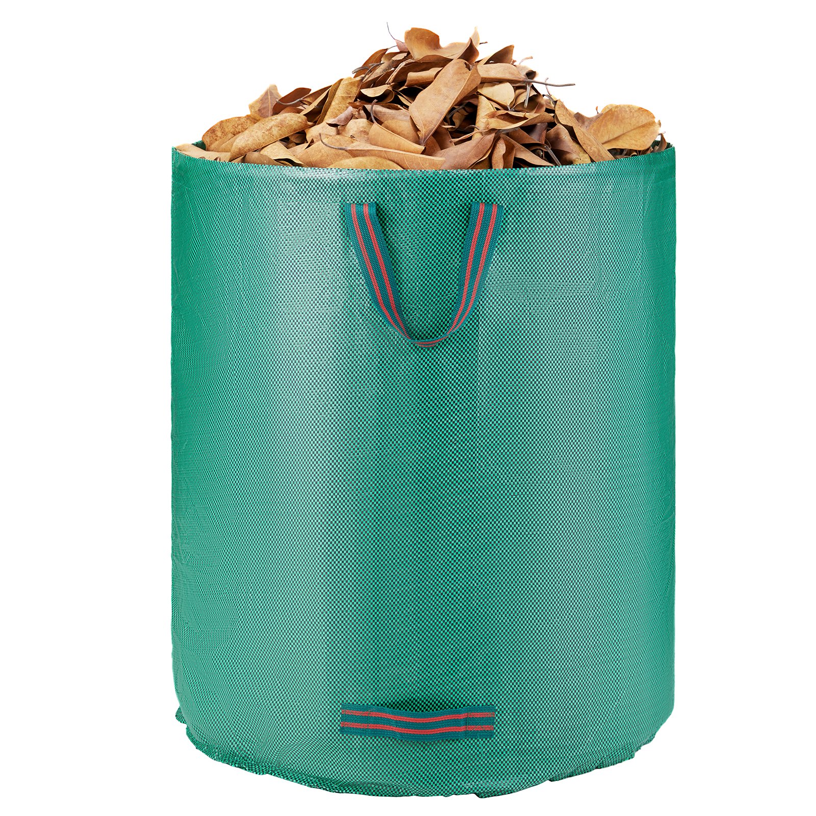 VEVOR 3-Pack 72 Gallon Reusable Yard Waste Bag, Large Lawn Garden Bags, Heavy Duty Collapsible Garden Leaf Trash Container, Stand-Up Grass Clipping Bin, with Reinforcement Ring and Handles, 26.4x30 in