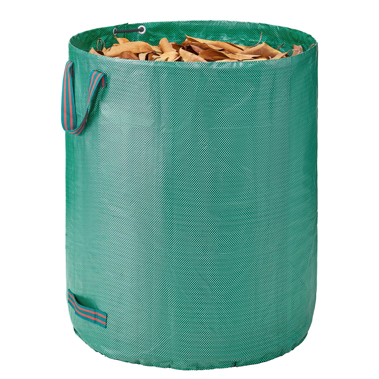 VEVOR 3-Pack 72 Gallon Reusable Yard Waste Bag, Large Lawn Garden Bags, Heavy Duty Collapsible Garden Leaf Trash Container, Stand-Up Grass Clipping Bin, with Reinforcement Ring and Handles, 26.4x30 in