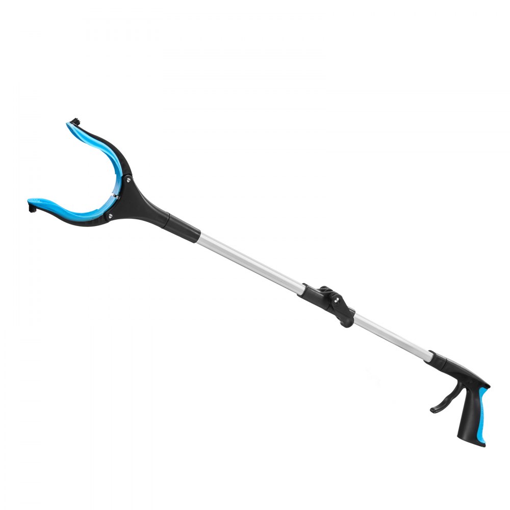 VEVOR Grabber Reacher Tool, 2-Pack 34" Foldable Reacher Grabber Pickup Tool with 360° Rotating Wide Jaw and Dual-Sided Magnet, Lightweight Grabber Reacher Tool for Seniors, Trash Picker Upper Grabber