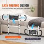 VEVOR Bed Rails for Elderly Adults 180° Foldable Bed Rails for Seniors 450LBS