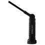 Luz de trabajo LED recargable VEVOR, 1200 mAh, linterna magnética para mecánico con base magnética, rotación de 360°, 5 modos de iluminación, lámpara de parrilla plegable para mecánicos, reparaciones de automóviles, hogar, emergencias (paquete de 2)