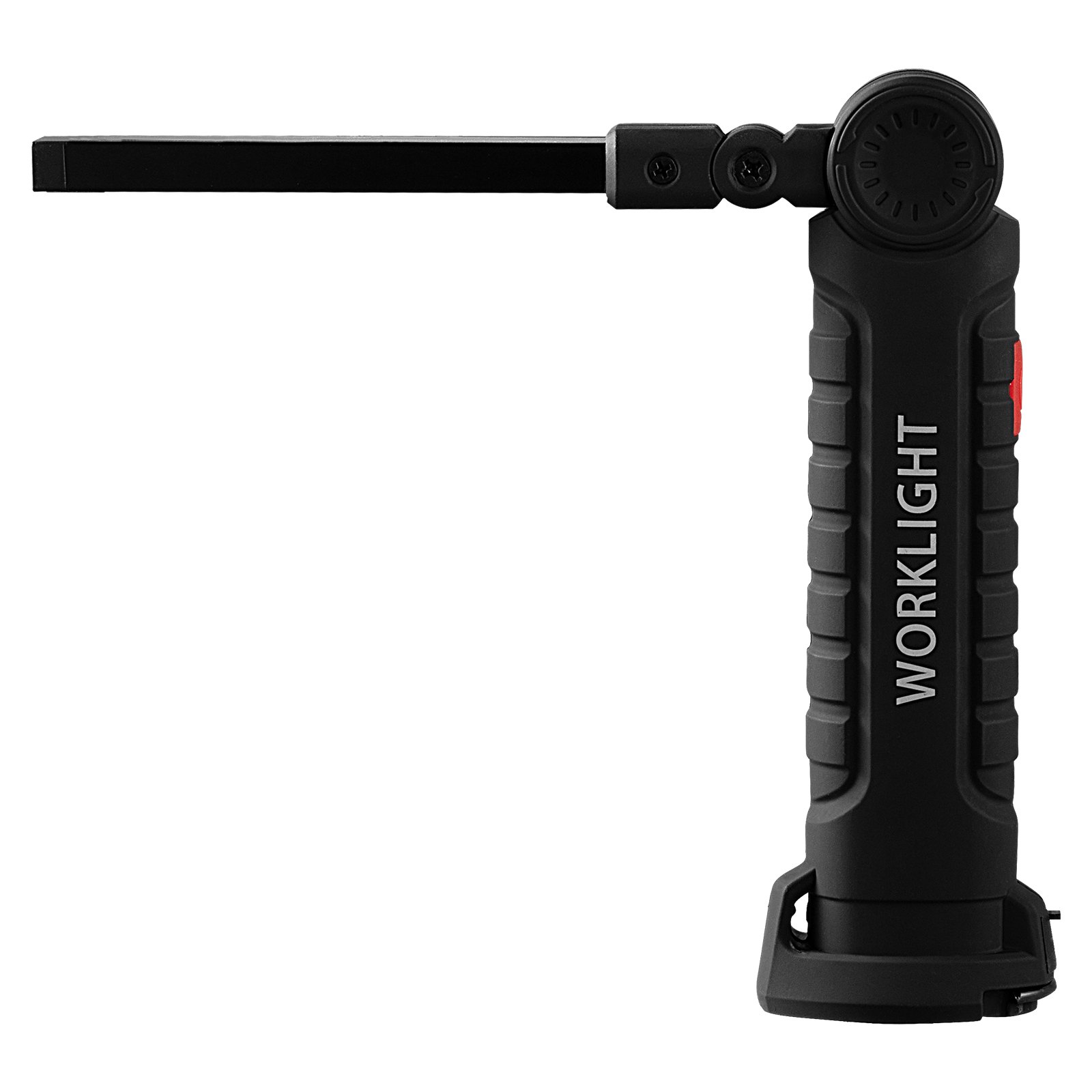 VEVOR Rechargeable LED Work Light, 1200 mAh, Magnetic Mechanic Flashlight with Magnetic Base, 360° Rotation, 5 Lighting Modes, Foldable Grill Lamp for Mechanics, Car Repairs, Home, Emergency (2 Pack)