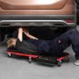 VEVOR Foldable Z Garage Creeper, 36 in, 300 lbs Load Capacity Rolling Folding Mechanic Creeper Stool, with 6 Wheels Tool Tray Padded Seat Steel Frame, Lay Down or Sit Chair for Garage Shop or Home