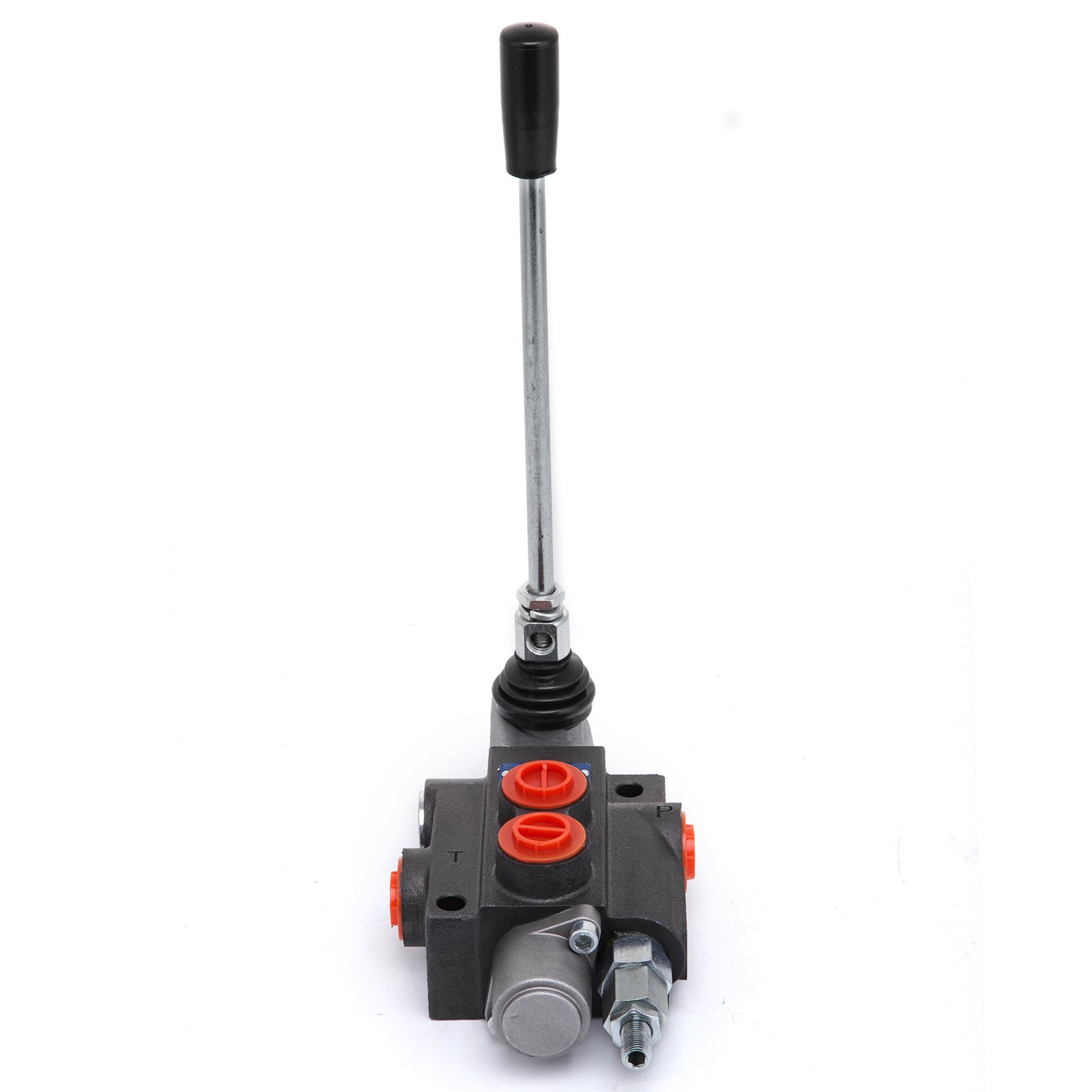 Válvula de control direccional hidráulica de 1 carrete VEVOR, válvula hidráulica de 11 Gpm, válvula de control hidráulica de doble efecto para tractores, cargadores, tanques