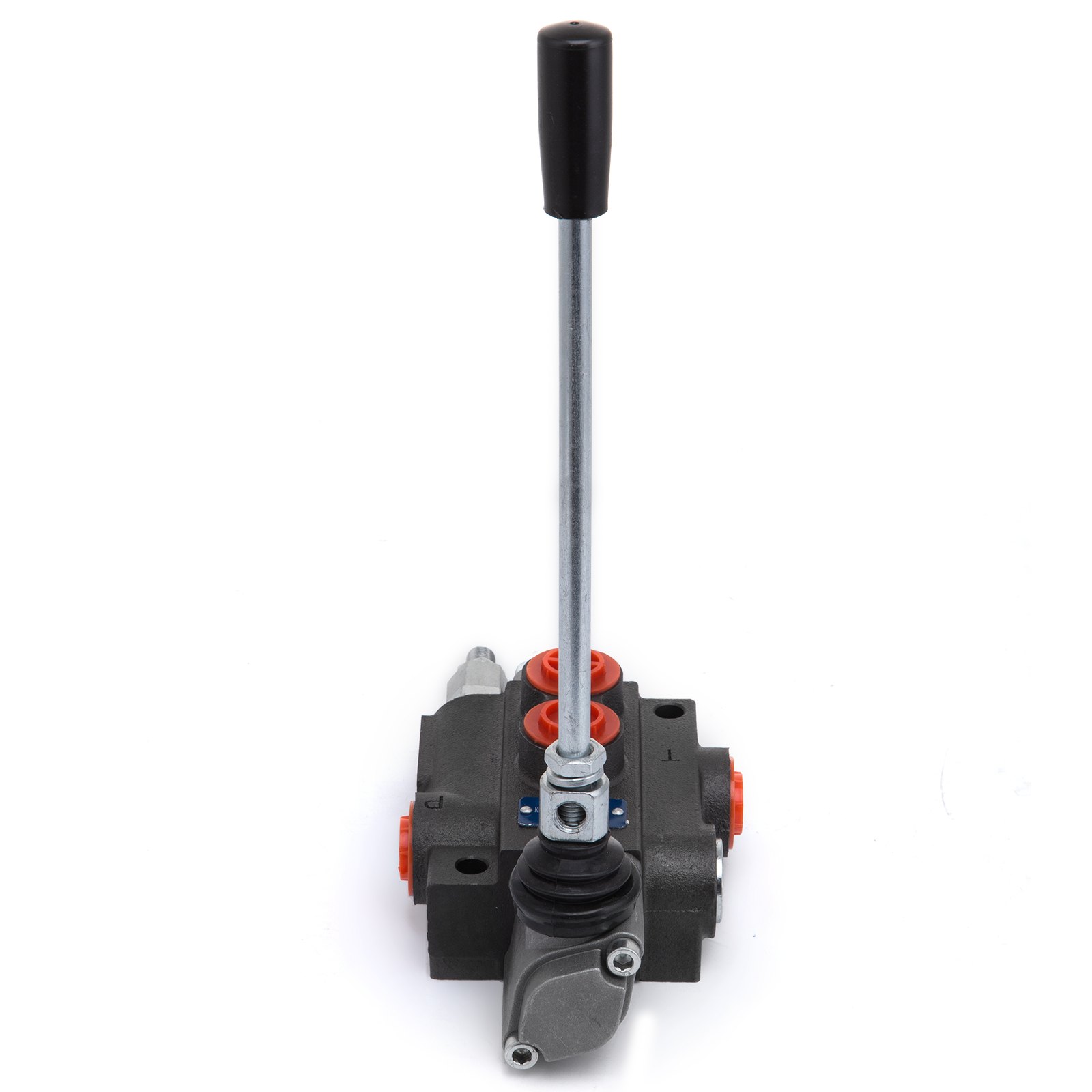 Válvula de control direccional hidráulica de 1 carrete VEVOR, válvula hidráulica de 11 Gpm, válvula de control hidráulica de doble efecto para tractores, cargadores, tanques