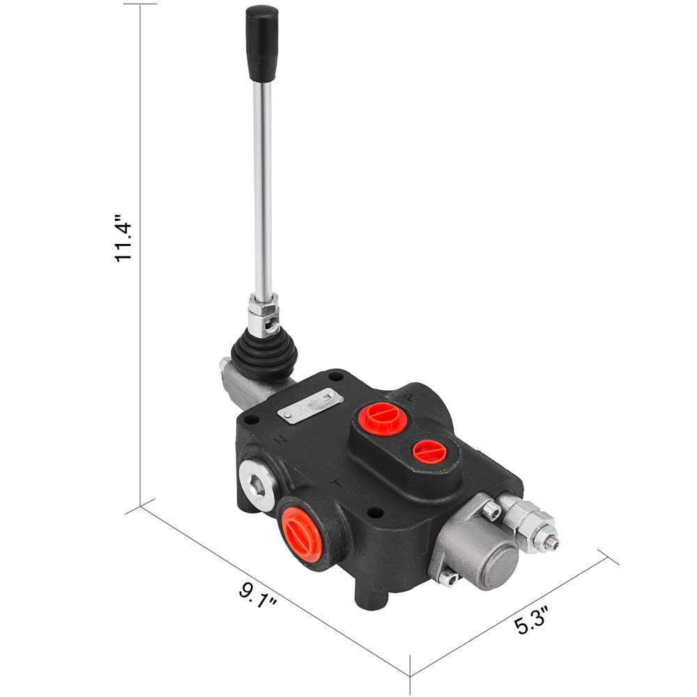 1 Spool Hydraulic Directional Control Valve 21 GPM Acting loaders Small Tractors