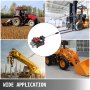 VEVOR Hydraulic Valve 2 Spool Hydraulic Joystick Control Valve 11gpm Hydraulic Directional Control Valve Double Acting for Tractors Loaders Tanks