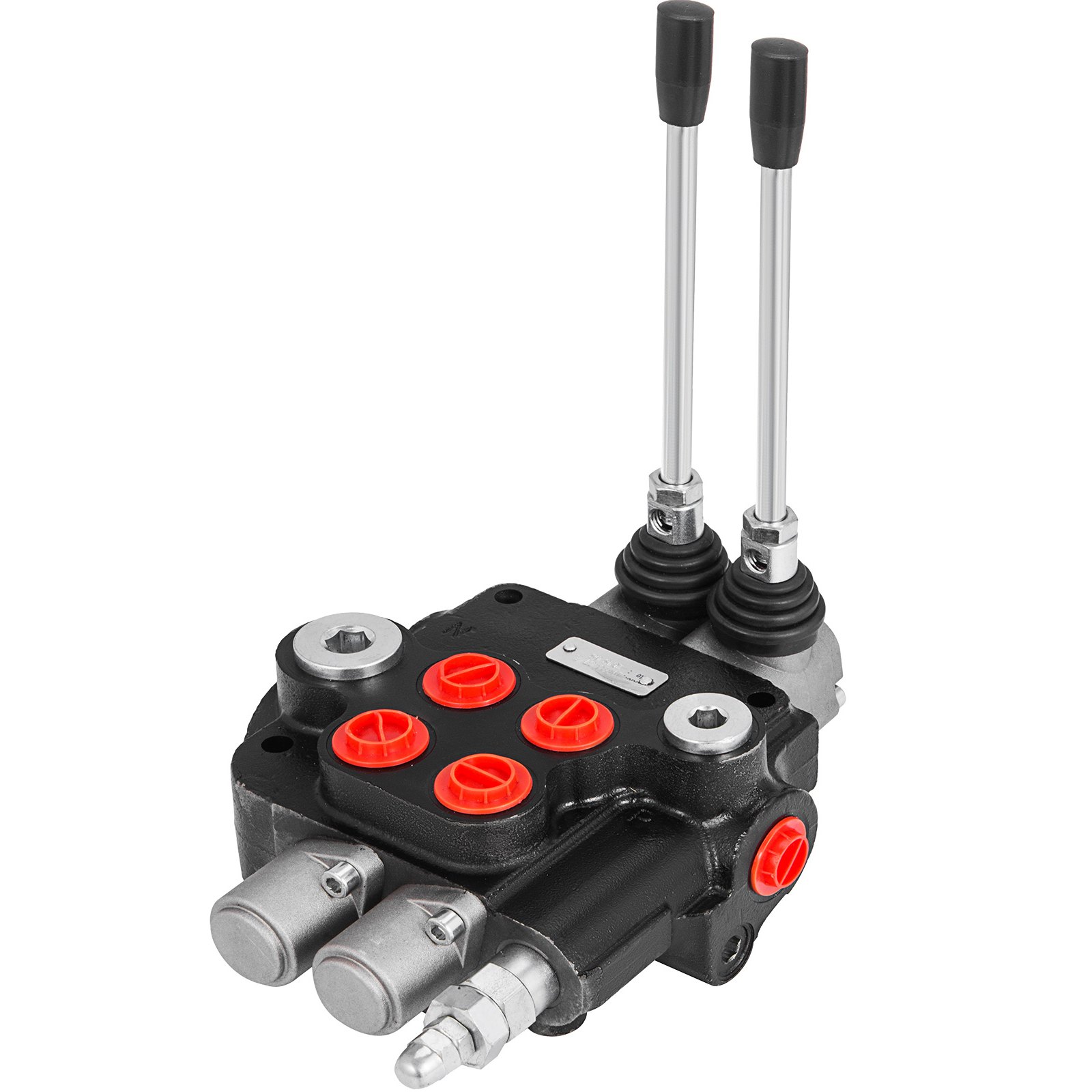 VEVOR 2 Spool Hydraulic Control Valve 21 GPM Double Acting  Motors 3600 PSI