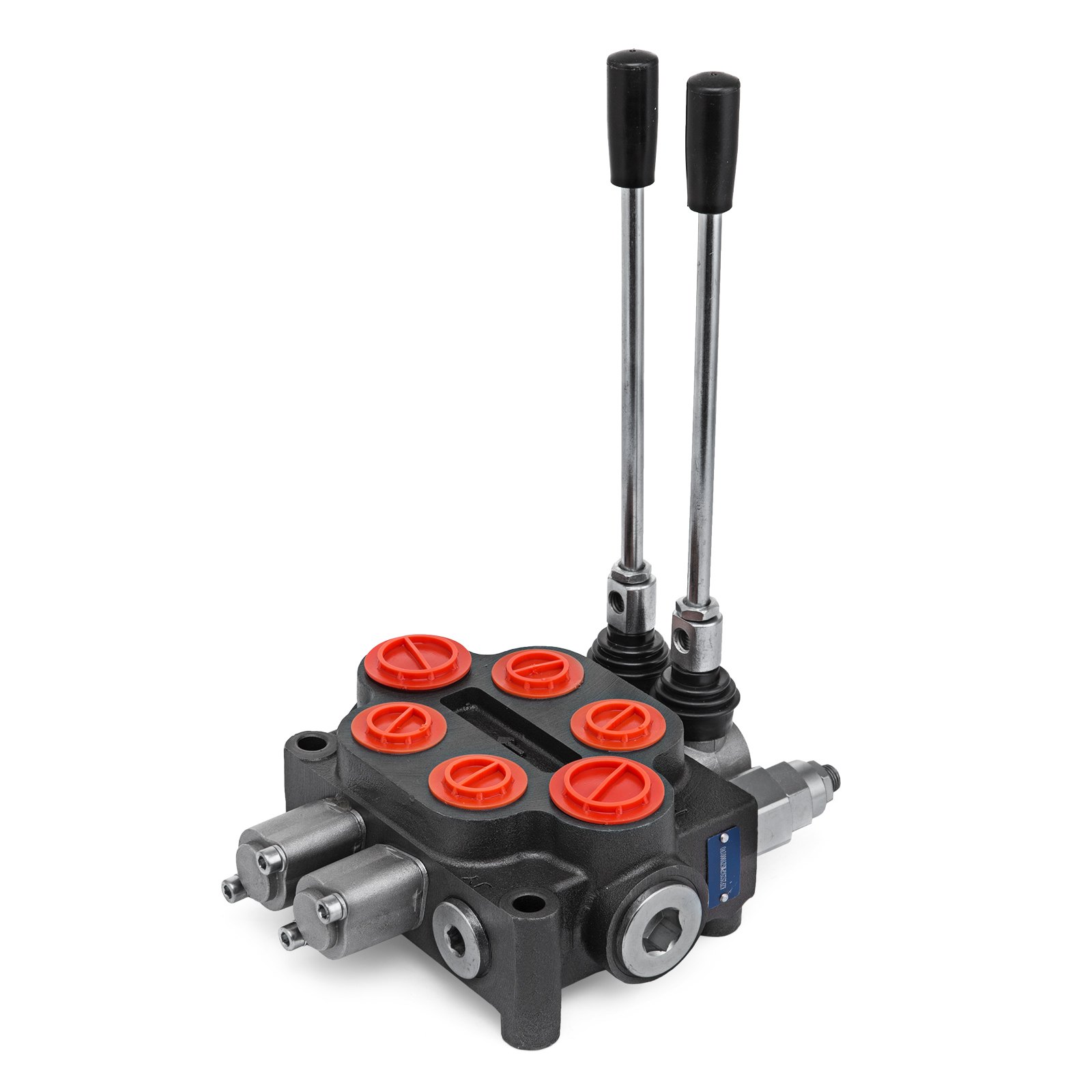 VEVOR Hydraulic Control Valve 2 Spool Hydraulic Directional Control Valve 25 GPM Hydraulic Valve Double Acting for Tractors loaders Tanks 3000PSI