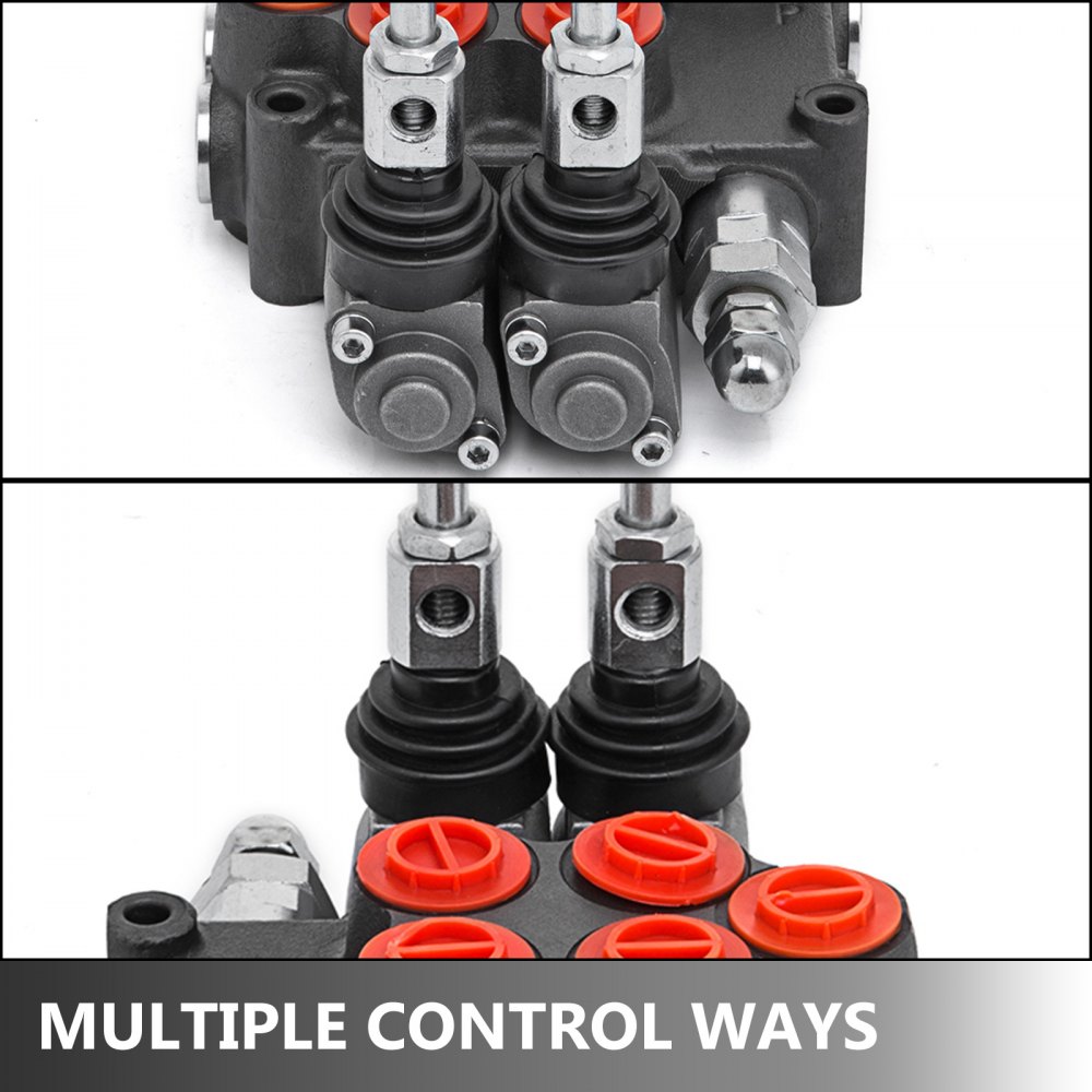 2 Spool Hydraulic Control Valve 8gpm 3500psi Log Splitter Pump Spring Center