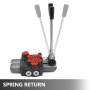 2 Spool Hydraulic Control Valve 8gpm 3500psi Log Splitter Pump Spring Center
