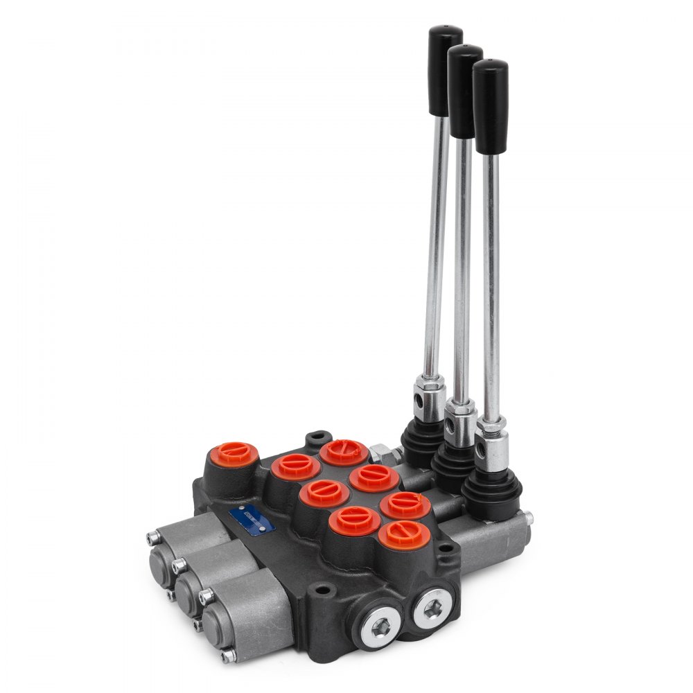 3 SPOOL HYDRAULIC VALVE MB31BBB5C1 8 GPM 3500 PSI #8 SAE PORTS