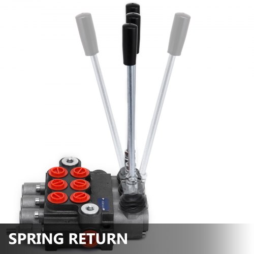 VEVOR 3 Spool hydraulic control valve,hydraulic valve unibody 3 spool valve ,Hydraulic Directional Control Valve 11gpm 40 L Double Acting Cylinder