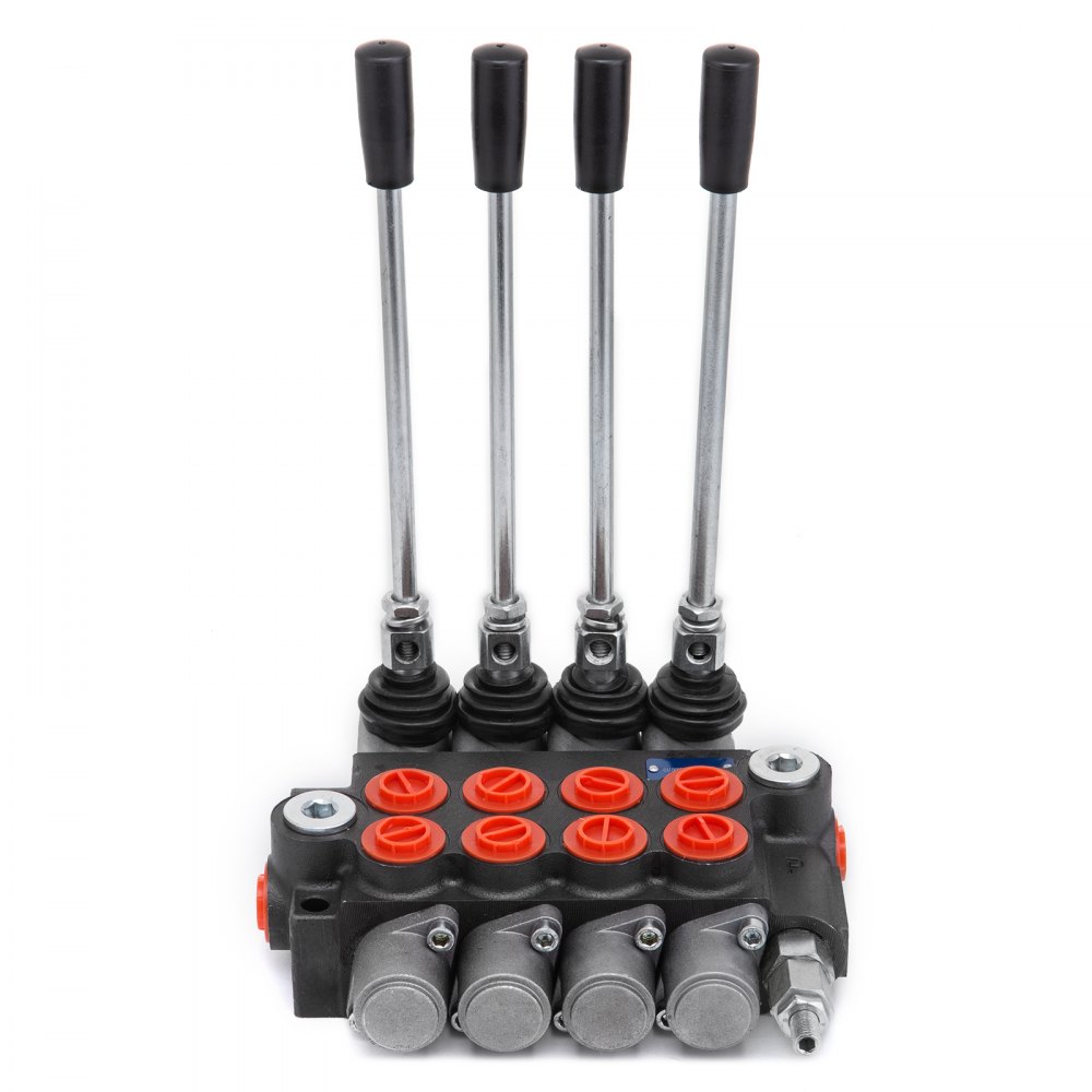 4 Spool Hydraulic Directional Control Valve 11gpm Motors Log Splitters 40l/min