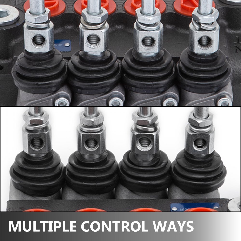 4 Spool Hydraulic Directional Control Valve 11gpm Motors Log Splitters 40l/min