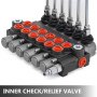 6 Spool Hydraulic Directional Control Valve 11gpm Motors Small Tractors 40l/min