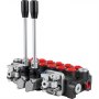 VEVOR Hydraulic Directional Control Valve, 6 Spool Hydraulic Spool Valve, 11 GPM Hydraulic Loader Valve, 4500 PSI Directional Control Valve, Hydraulic Valves and Controls for Tractors Loaders Tanks