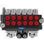 VEVOR Hydraulic Directional Control Valve, 6 Spool Hydraulic Spool Valve, 11 GPM Hydraulic Loader Valve, 4500 PSI Directional Control Valve, Hydraulic Valves and Controls for Tractors Loaders Tanks