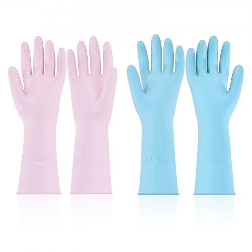 VEVOR Reusable Dishwashing Gloves, Pairs Colorful Reusable