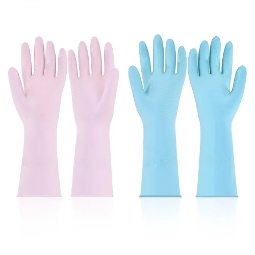 VEVOR Reusable Dishwashing Gloves, Pairs Colorful Reusable