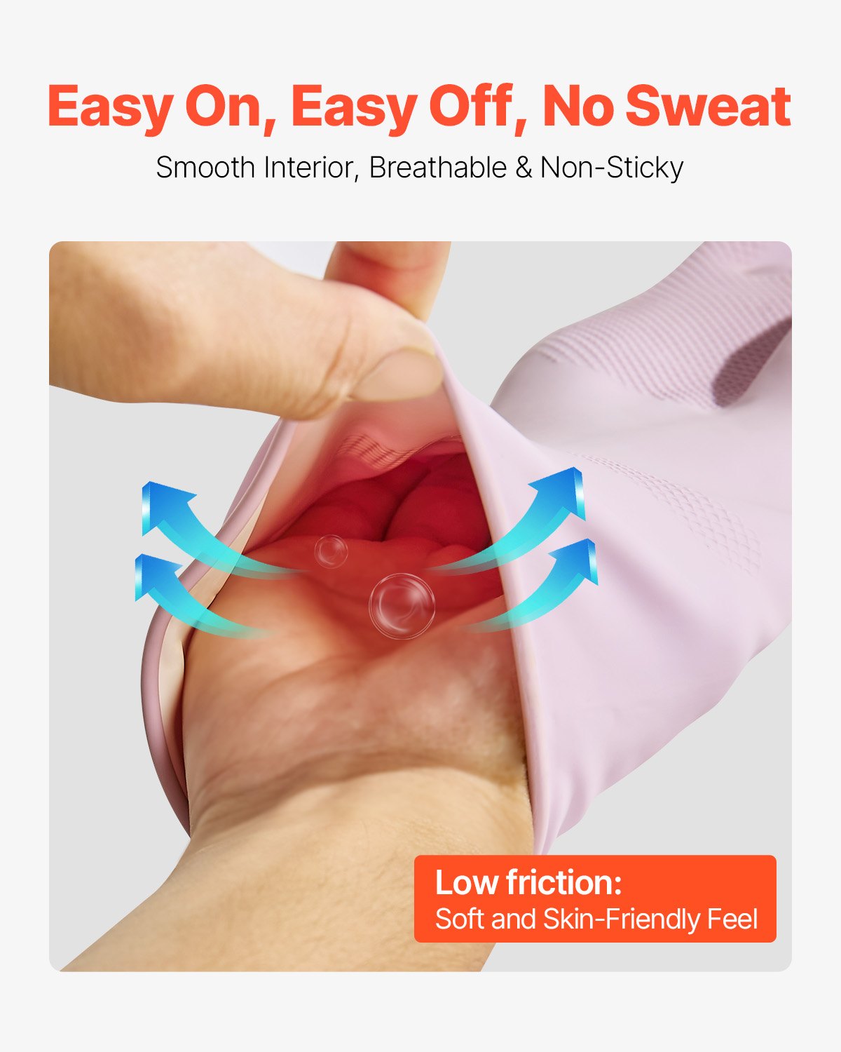 VEVOR Reusable Dishwashing Gloves, 2 Pairs Colorful Reusable Household Kitchen Cleaning Gloves for Washing Dishes and Cleaning Tasks, Flexible Long-lasting and Non-Slip, Medium, Pink + Purple