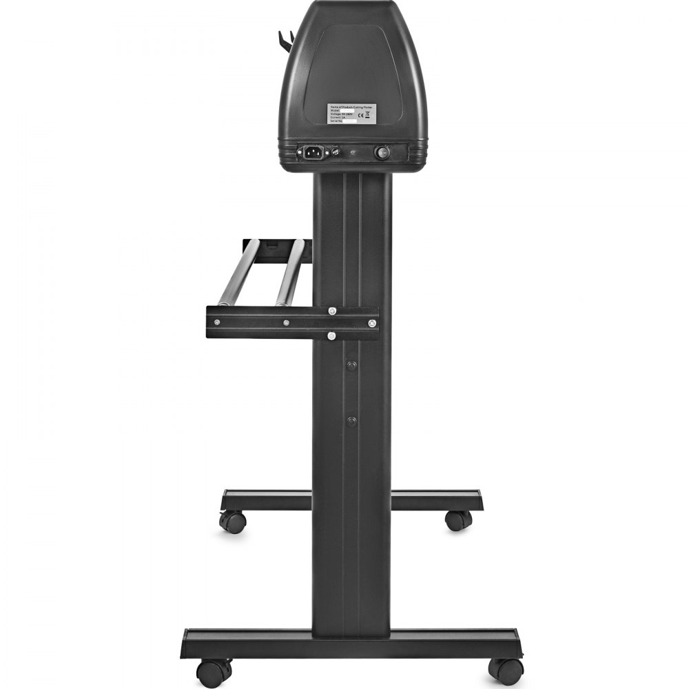 VEVOR Vinyl Cutter Machine, 53 Inch Paper Feed Cutting Plotter Bundle, Adjustable Force & Speed Vinyl Printer, LCD Display Windows Compatible Sign Making kit w/Signmaster, Sturdy Stand, 3 Blades