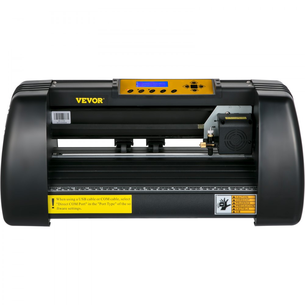 VEVOR Vinyl Cutter Plotter Machine 14” Signmaster Software Sign Making Machine 720mm Paper Feed Vinyl Cutter Plotter with Stand (14” 375mm)