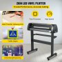 28 Inch Vinyl Cutter Machine With Floor Stand Vinly Sign Cutting Plotter Starter Bundle Kit Software Adjustable Force & Speed