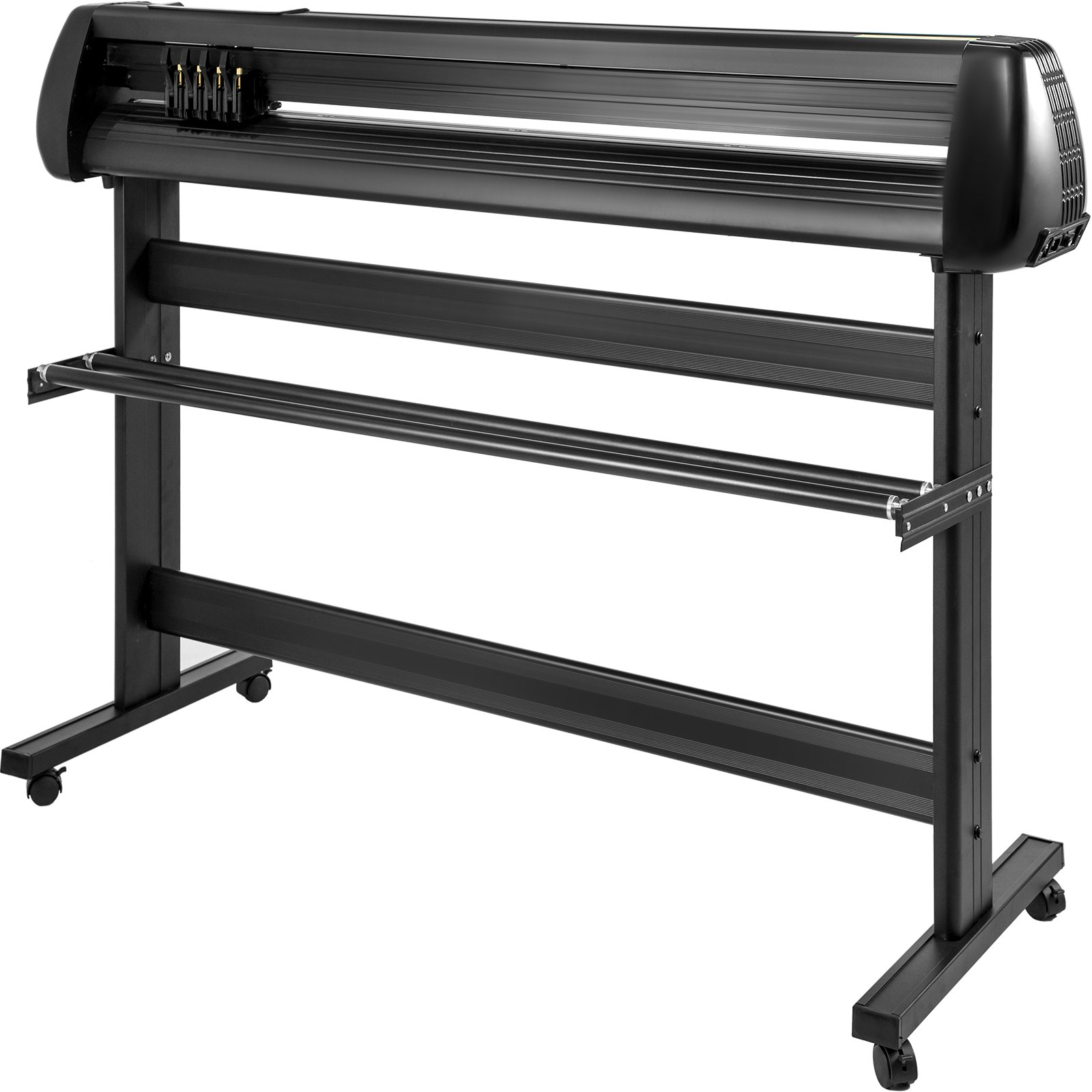 VEVOR Vinyl Cutter 53Inch Vinyl Cutter Machine Manual Vinyl Printer Plotter Cutter with Floor Stand Vinyl Plotter Adjustable Force Speed for Sign Making