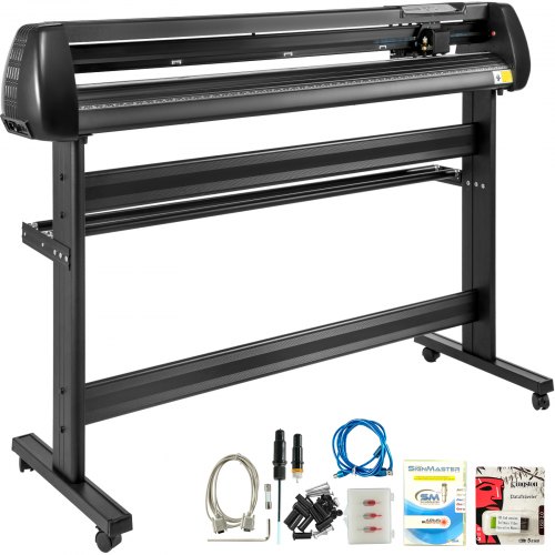 VEVOR 53" Vinyl Cutter Machine Basic Vinyl Plotter Cutter with Stand Plotter Adjustable Force Speed Sign Making