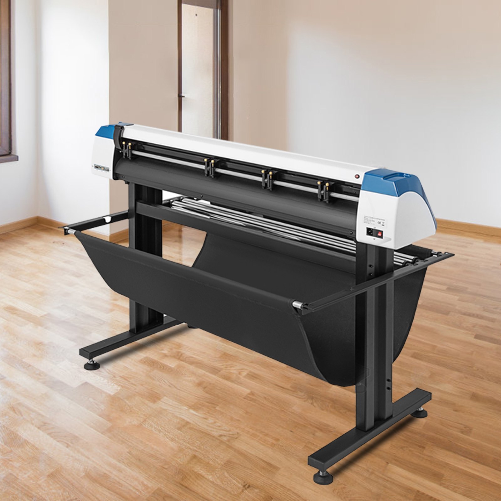 VEVOR 53-Inch Automatic Contour Vinyl Cutter Plotter Force & Speed Adjustable Sign Cutting With Floor Stand & Signmaster Software