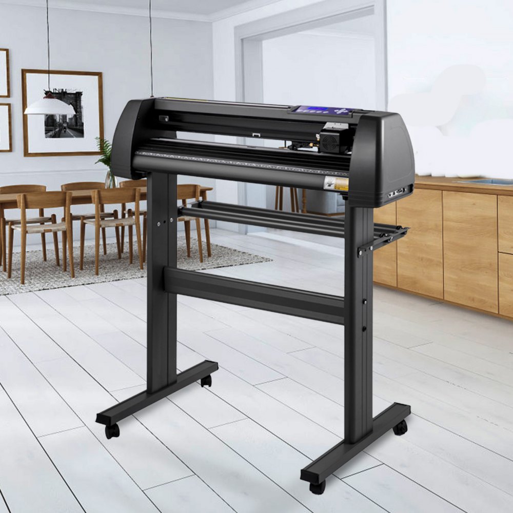 VEVOR Vinyl Cutter 28 Inch Vinyl Cutter Machine 720mm Paper Feed Vinyl Plotters with Floor Stand Vinyl Plotter Adjustable Speed for Sign Making