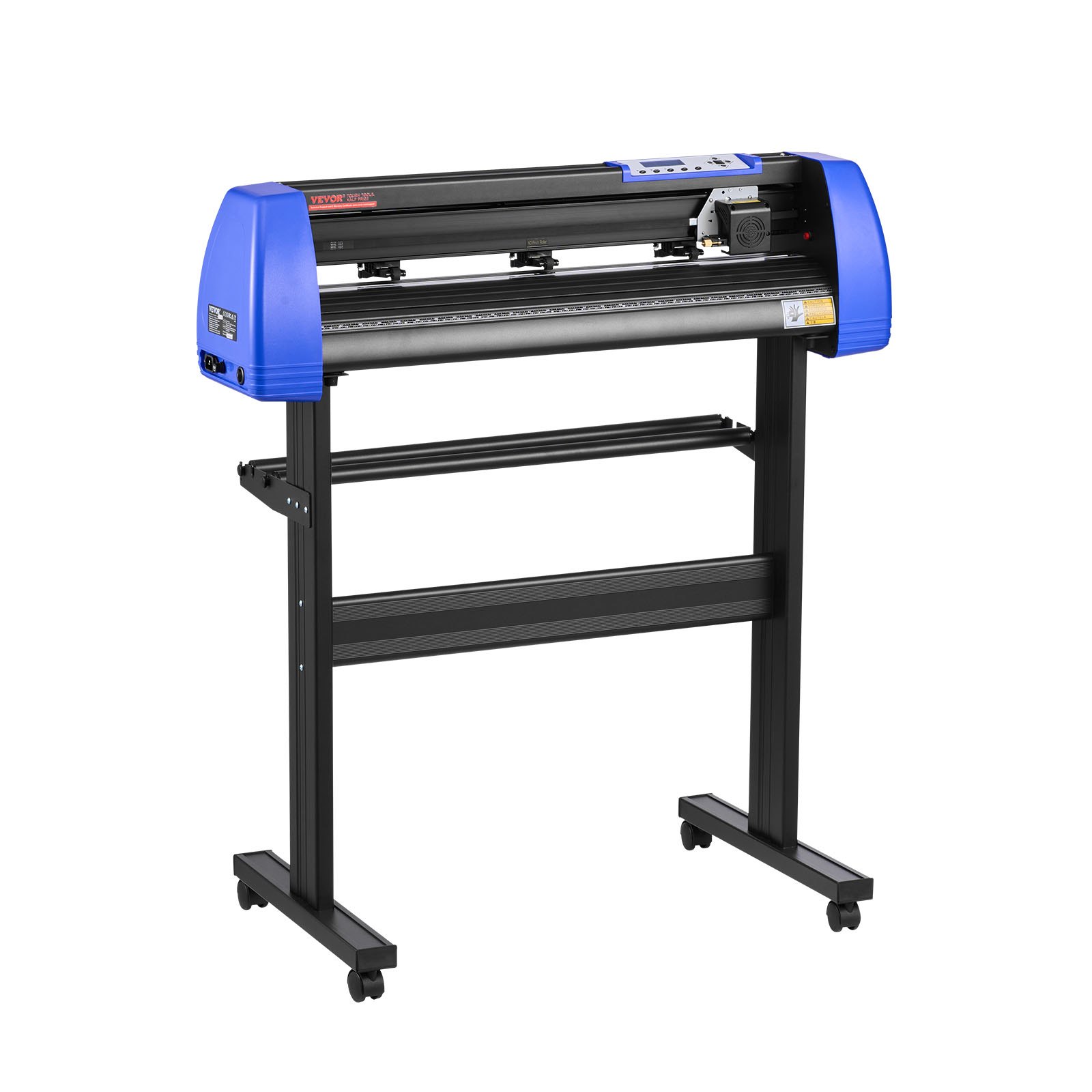 VEVOR Vinyl Cutter, 28" Vinyl Cutter Machine with 20 Blades, Maximum Paper Feed 720mm Vinyl Plotter Cutter Machine with Sturdy Floor Stand Adjustable Force and Speed for Sign Making