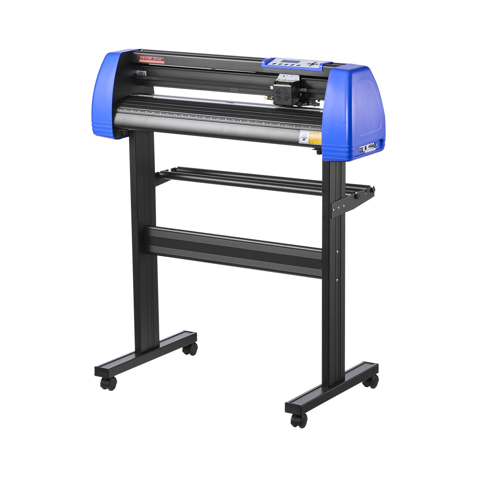 VEVOR Vinyl Cutter, 28" Vinyl Cutter Machine with 20 Blades, Maximum Paper Feed 720mm Vinyl Plotter Cutter Machine with Sturdy Floor Stand Adjustable Force and Speed for Sign Making