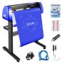 VEVOR Vinyl Cutter 720mm Vinyl Cutter Machine Maximum Paper Feed 28inch Vinyl Plotter Cutter Machine with Sturdy Floor Stand Adjustable Force and Speed for Sign Making Vinyl Plotter