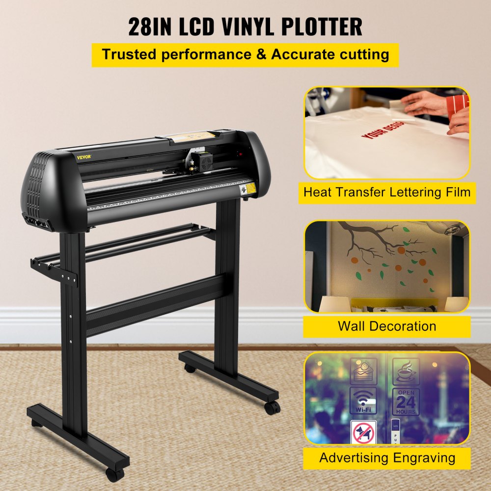 Vinyl Cutter Machine, 14 Vinyl Plotter, Lcd Display Plotter