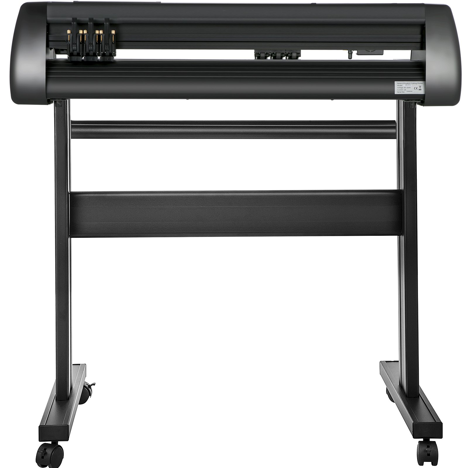 VEVOR Line Free Vinyl Cutter Machine, 720mm Vinyl Printer, 28 inch Plotter Printer U-Disk with Sturdy Floor Stand Vinyl Cutting Machine Adjustable Force Plotter Cutter Machine