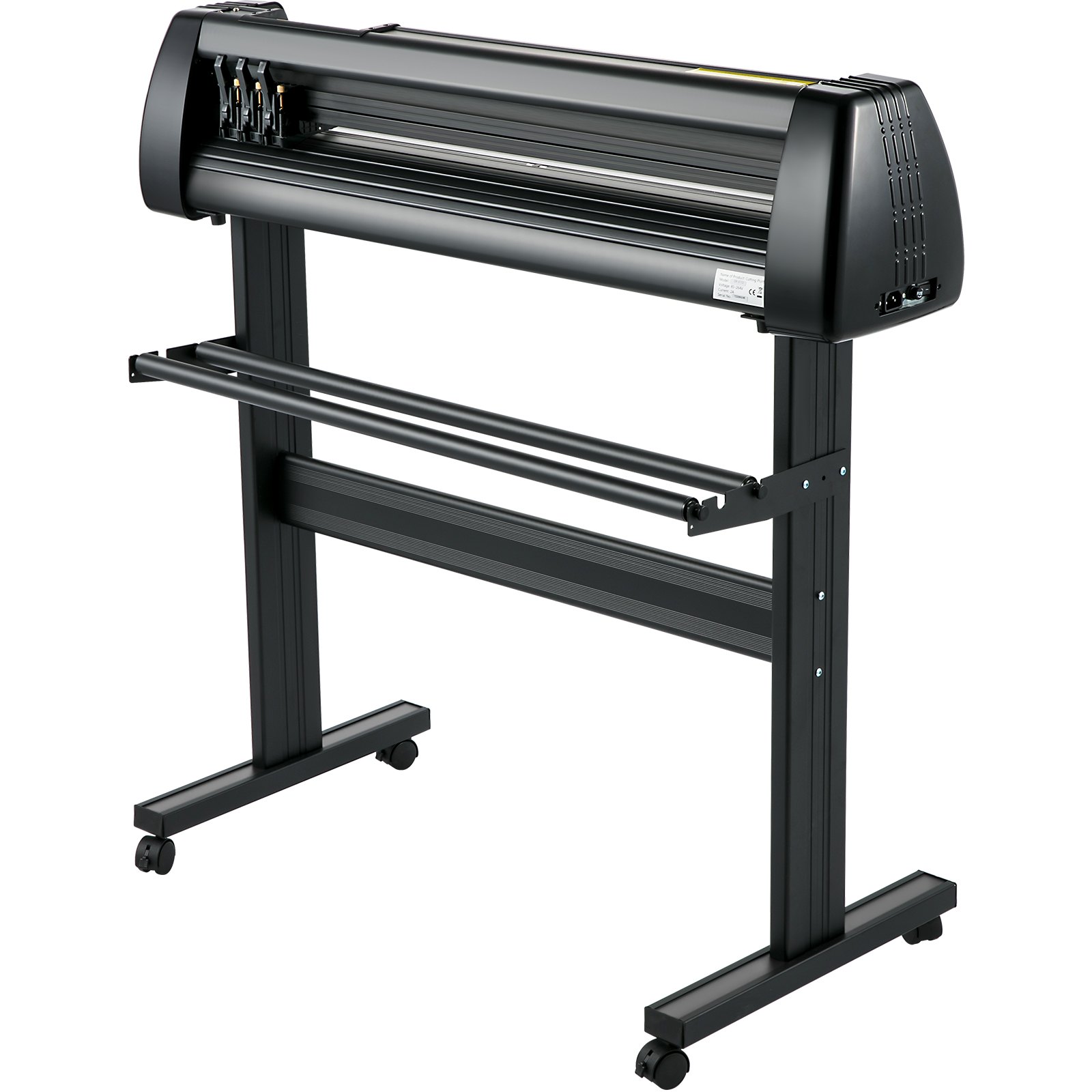 VEVOR Line Free Vinyl Cutter Machine, 720mm Vinyl Printer, 28 inch Plotter Printer U-Disk with Sturdy Floor Stand Vinyl Cutting Machine Adjustable Force Plotter Cutter Machine